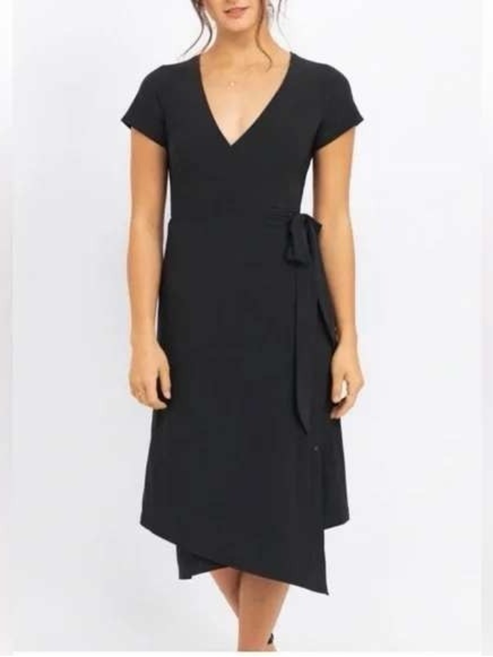 Kosan Go Travel Co. black convertible wrap dress